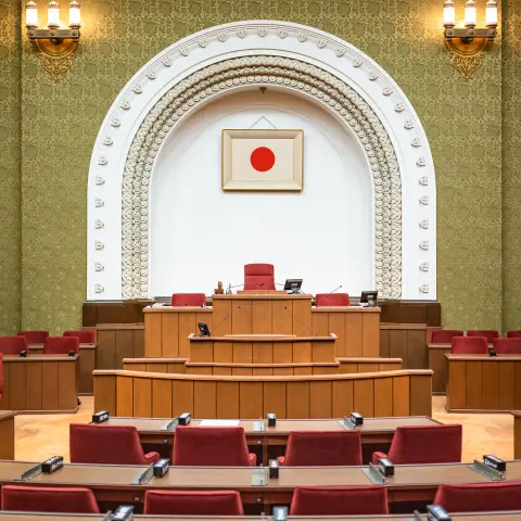 京都市役所 議場